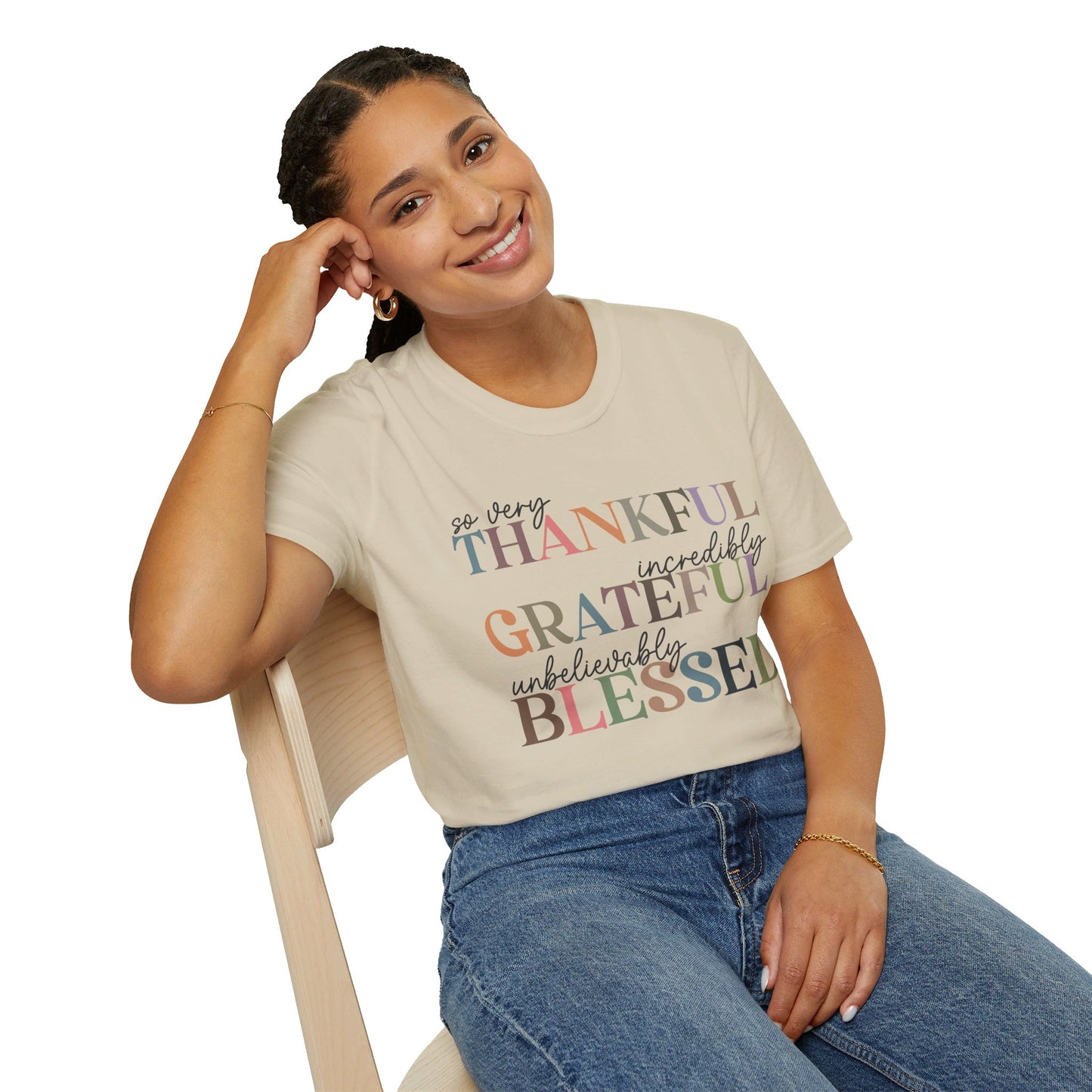 So Very Thankful | Unisex Softstyle T-Shirt
