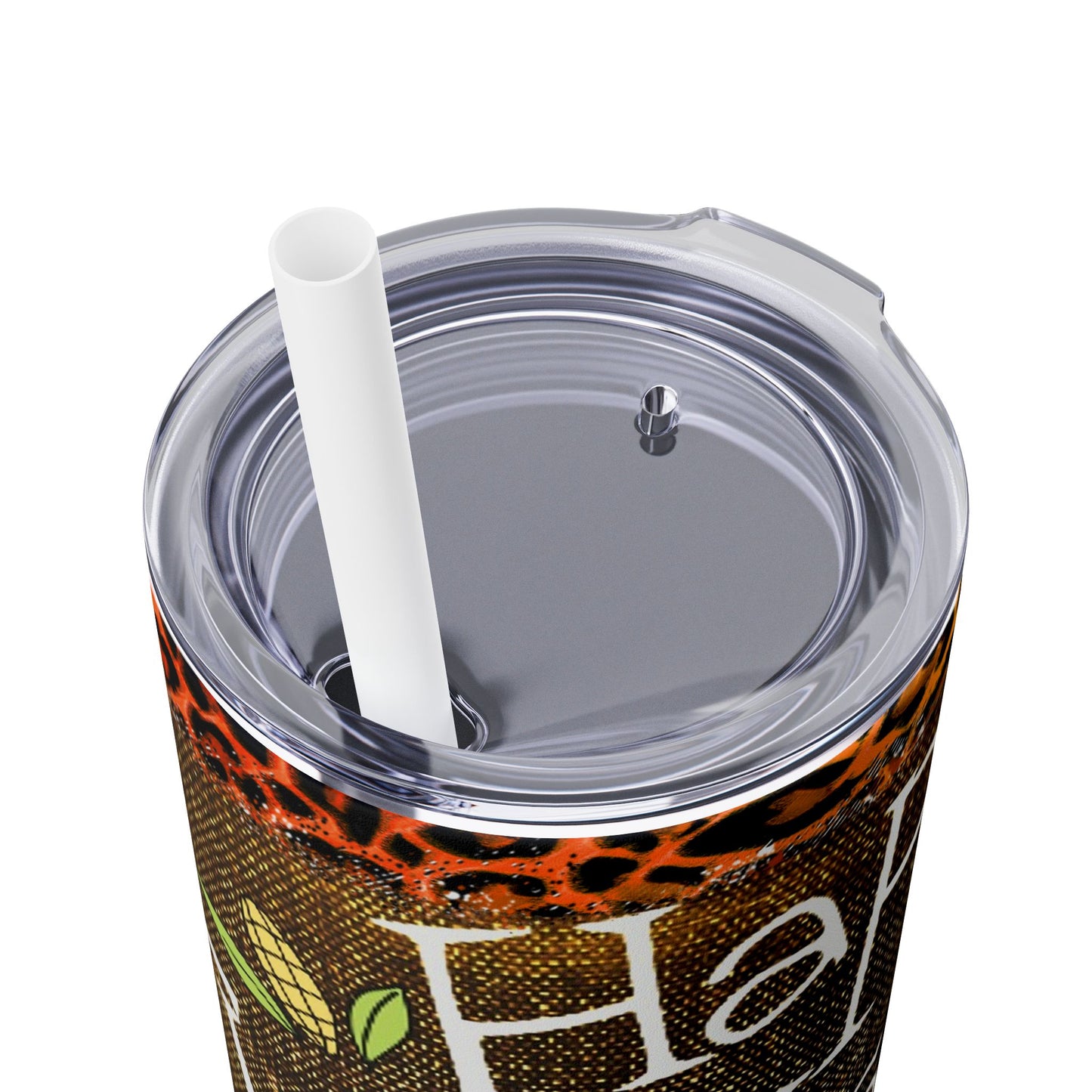 Thanksgiving | Skinny Tumbler with Straw, 20oz