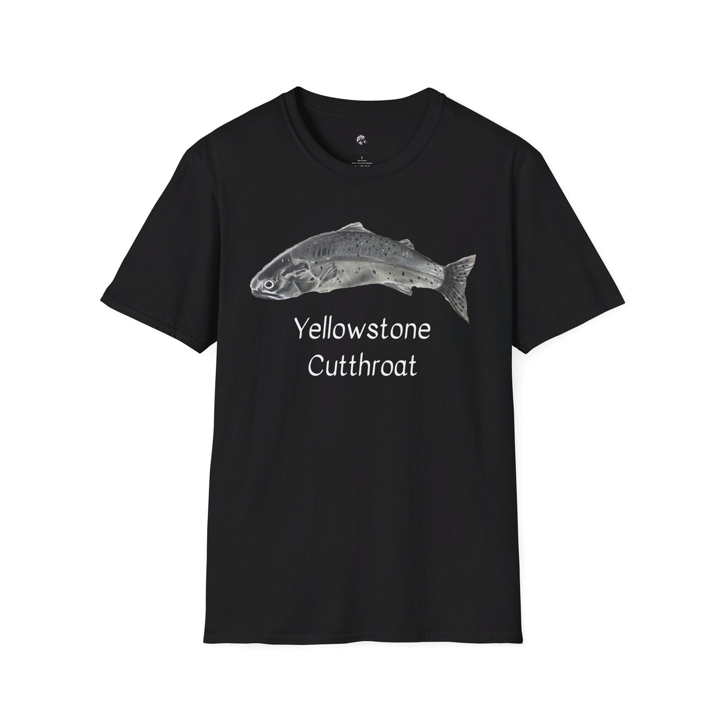 Native Yellowstone Cutthroat Fish | V. Slack Art | Unisex Softstyle T-Shirt