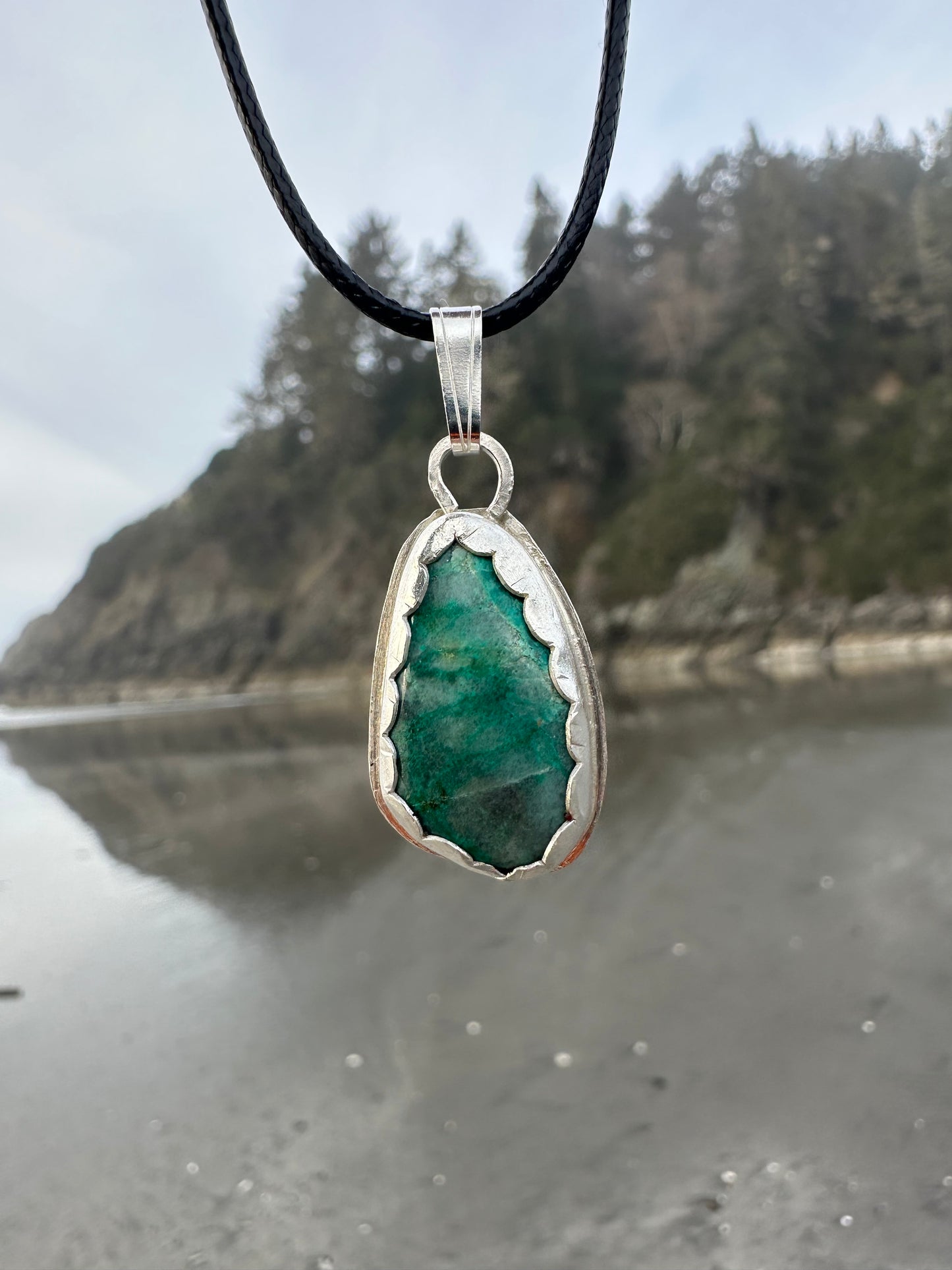 Fun Boho Chrysocolla Pendant