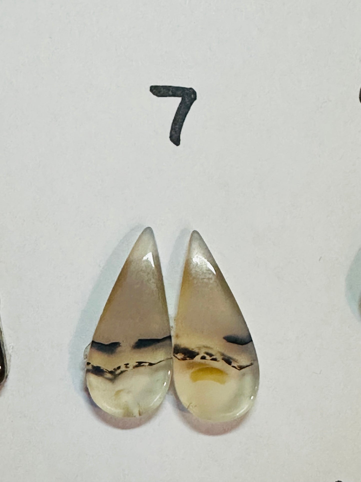 Yellowstone River Agate Earrings, Hand Made to Order, sterling silver