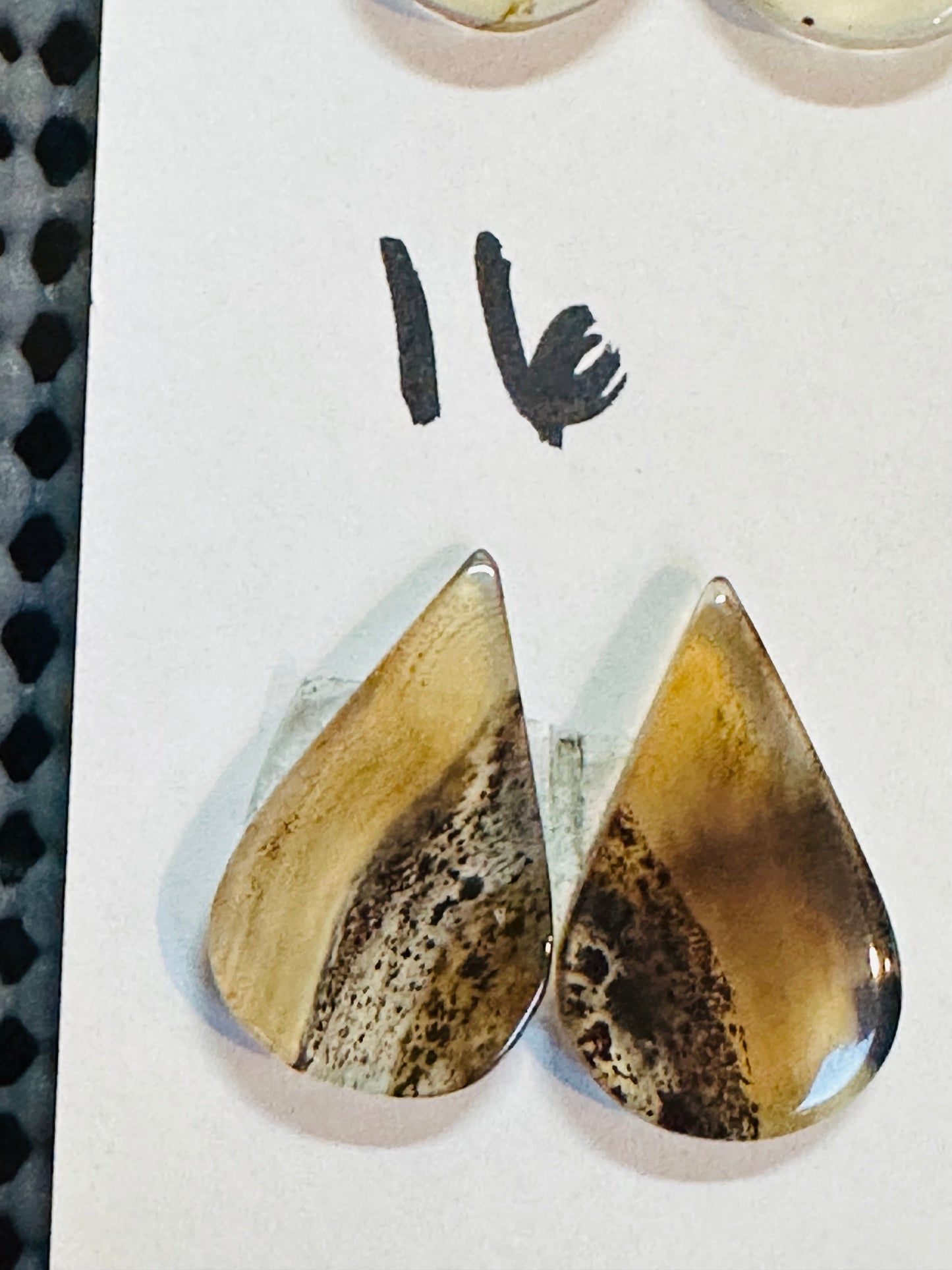 Yellowstone River Agate Earrings, Hand Made to Order, sterling silver