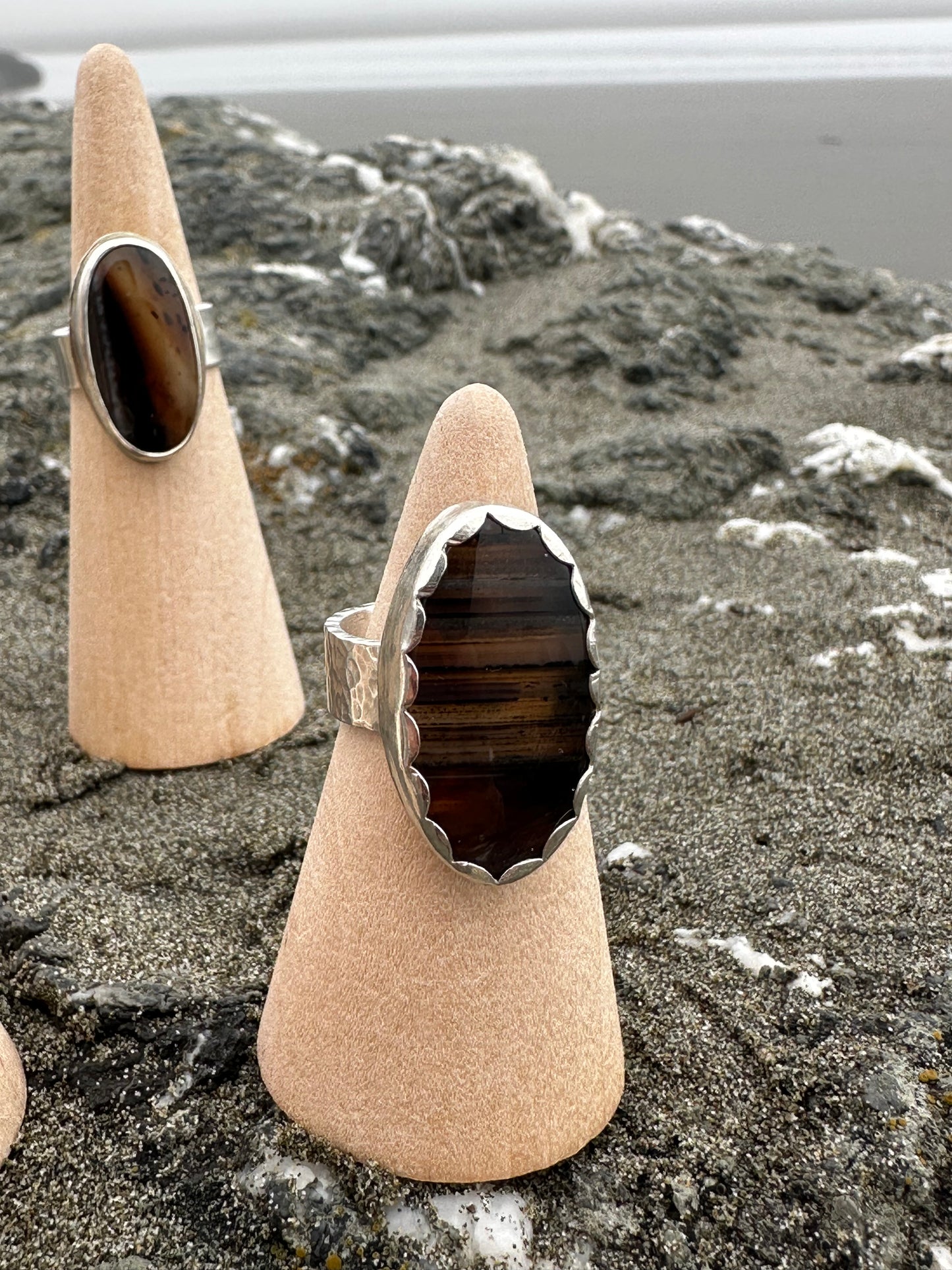 Multi-colored Yellowstone River Agate Pendant