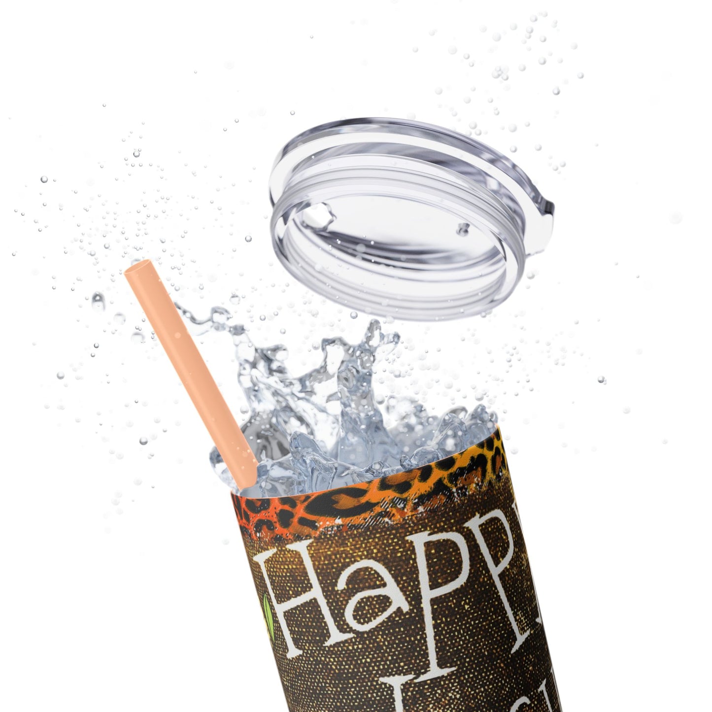 Thanksgiving | Skinny Tumbler with Straw, 20oz