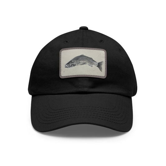 Cutthroat Hat with Leather Patch (Rectangle)