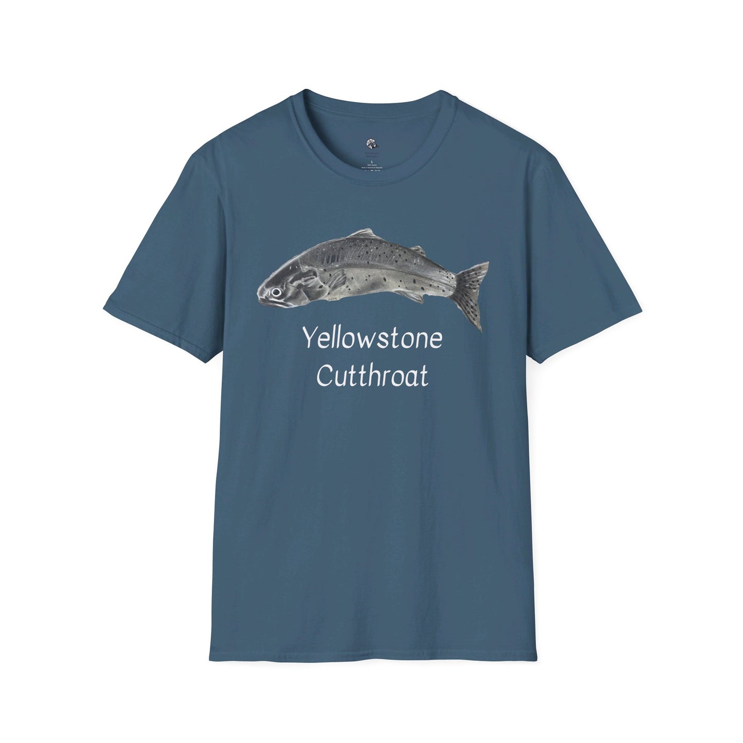 Native Yellowstone Cutthroat Fish | V. Slack Art | Unisex Softstyle T-Shirt