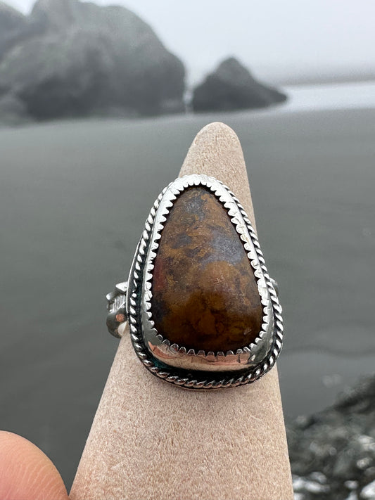 Boho Multi-colored John Day River Agate size 7.5