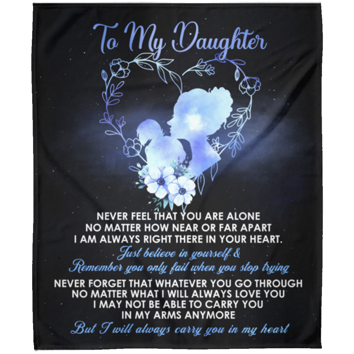 To My Daughter | FLM Arctic Fleece Blanket 50x60