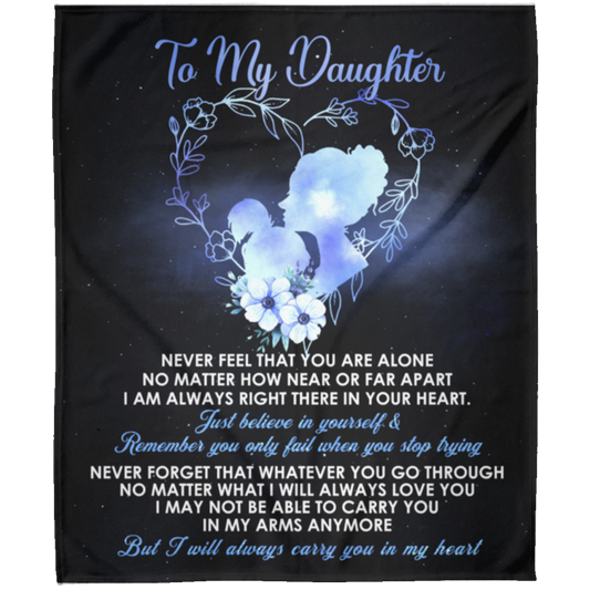 To My Daughter | FLM Arctic Fleece Blanket 50x60