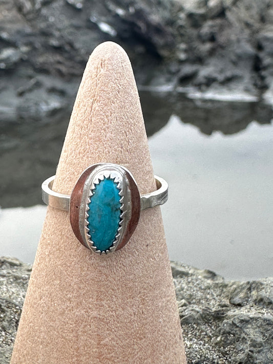 Small Boho Turquoise, size 5.5