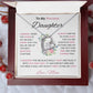 To My Precious Daughter, Love Mom | Forever Love Necklace