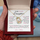 To My Precious Daughter, Love Mom | Forever Love Necklace