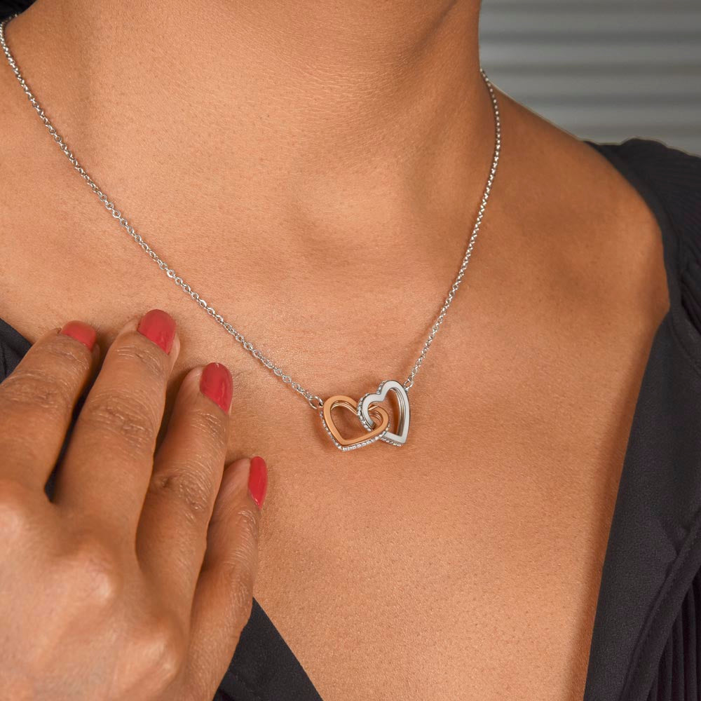 To My Best Friend | Interlocking Hearts Necklace | BY