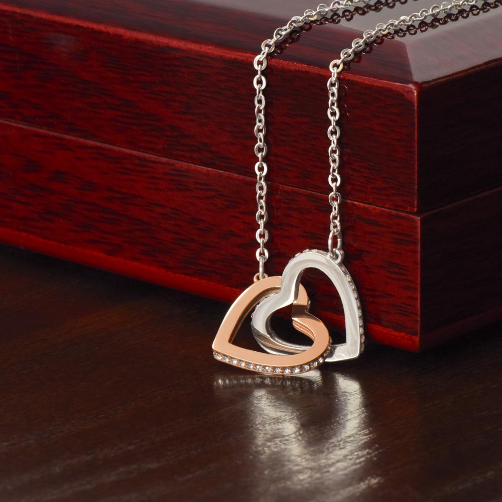 To My Best Friend | Interlocking Hearts Necklace | BY