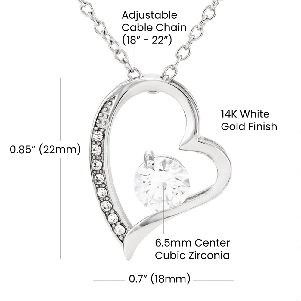 To My Loving Mom, from Son | Forever Love Necklace | BG