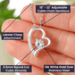 To My Precious Daughter, Love Mom | Forever Love Necklace