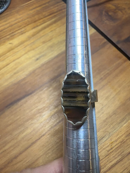 Yellowstone River Agate cabochon, size 6