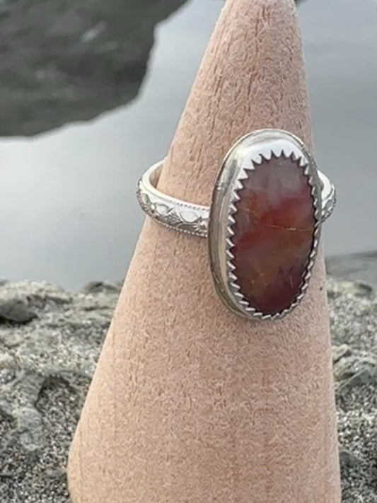 Northern California coastal agate, size 5